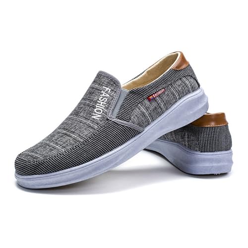 Breathable & Lightweight Men's Loafers: Anti-Skid, Easy Slip-On for Outdoor Comfort & Style