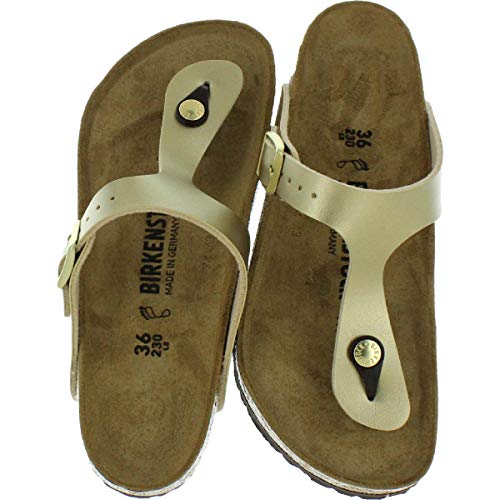 Birkenstock Unisex-Adult Thong Gizeh Gold Bf R3