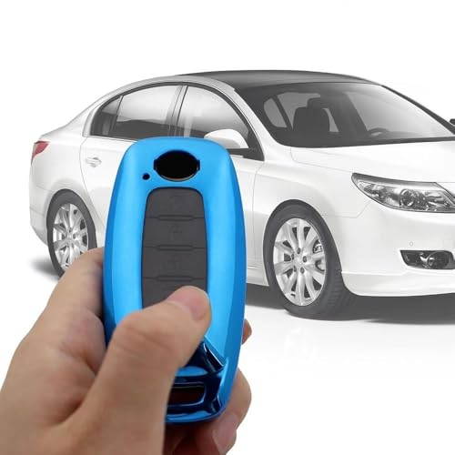 Coque TPU pour clé Nissan Ariya Juke Altima avec finition chrome argenté - 5