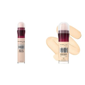 Maybelline Instant Age Rewind Dark Circles Concealer 110 and Instant Age Rewind Foundation 110 with SPF 20