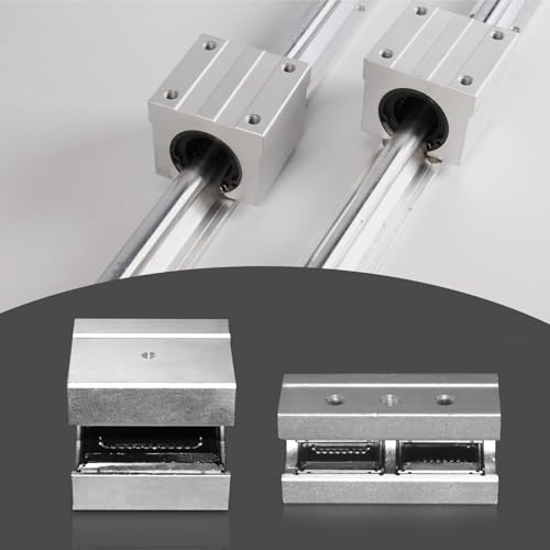 4pcs SBR25UU Aluminum Block 25mm Linear Motion Ball Bearing Slide Block Match for SBR25 25mm Linear Guide Rail by DEEPDREAM - Image 5