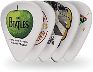 D'Addario Planet Waves Beatles Logo Picks Medium Gauge in Collectable Tin - 15 Picks
