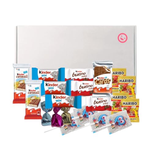 Caja de Chocolates y Golosinas Surtidas – Pack Económico con 20 Unidades – Ideal para Regalos, Detalles y Snacks para Fiestas, San Valentin, Ocasiones Especiales