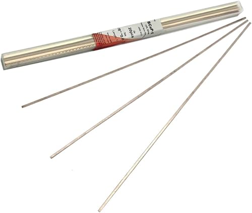 Miniatura 2 de Varilla de soldadura plateada 15% BCuP-5 20 barras planas de plata Phos Copper Sticks JAgP-15 Varillas de soldadura HVAC de plata 0.050"x18"x14"