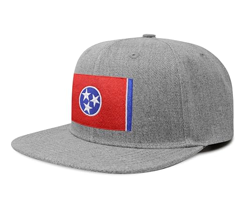 Image of International Tie State Hat for Men and Women, Adjustable Snapback Trucker Baseball Cap with Embroidered Patch