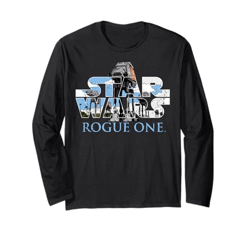 Star Wars Rogue One t-shirt AT-AT manches longues coton vêtements geek hommes