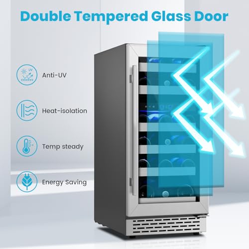 Stainless Steel Wine Cooler Refrigerator