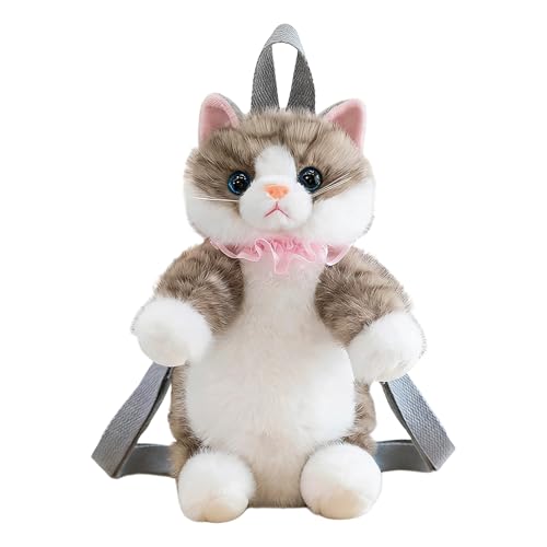 Sac à dos respirant en peluche avec dossier anti-transpiration