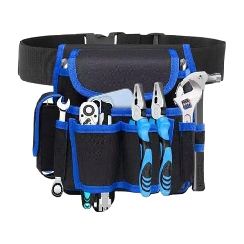 Cinturón Portaherramientas,Cinturón De Trabajo Ajustable Y Resistente | Bolsa Multifuncional Con Gran Capacidad Para Construcción, Carpintería, Fontanería Y Techado