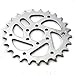KHEbikes KHE BMX Chain Ring 25 Teeth Silver Chrome-Plated CNC Only 0.17lbs