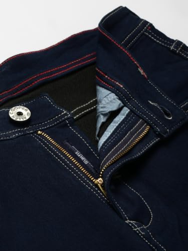 Image of Allen Cooper Slim Mid Rise Stretchable Denim Jeans for Men