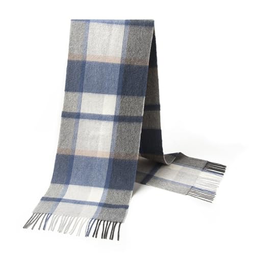 Bufanda de lana y cachemira de alta calidad estilo británico para invierno 4