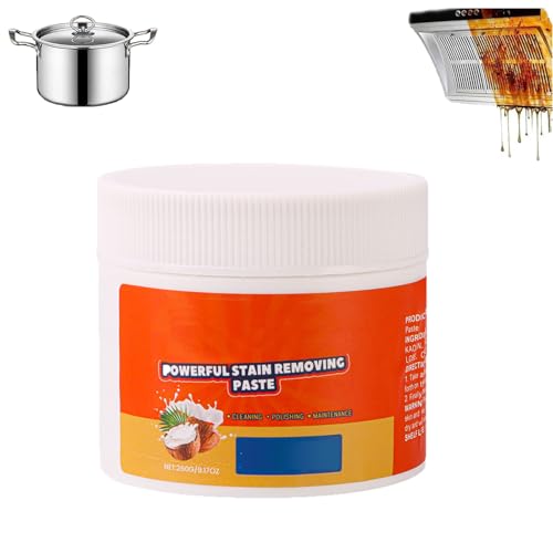Multi-Purpose Powerful Cleaner for Kitchen,3 In 1 Stainless Cleaning Paste for Faucets, Tiles...