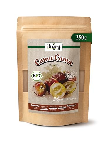 Biojoy Camu Camu BIO in polvere (250 g), completamente naturale (Myrciaria dubia)