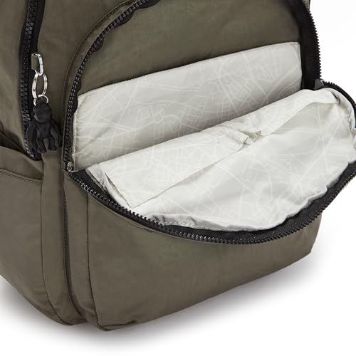 Image of Kipling Women's Seoul Extra Large 17 inch Laptop Backpack, Durable, Roomy with Padded Shoulder Straps, Built-In Protective Sleeve
