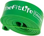 TheFitLife Resistance Pull Up Assist Exercise Bands, Long Loop Bands for Body Stretching, Powerlifting, Fitness Training, with Carrying Bag and Workout Guide