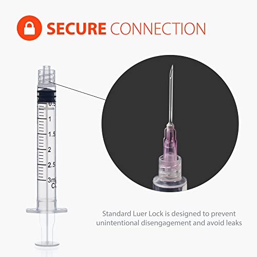 EasyTouch Luer-Lock Syringe Barrel, 3ML Syringe, Pack of 100 - Thumbnail 5