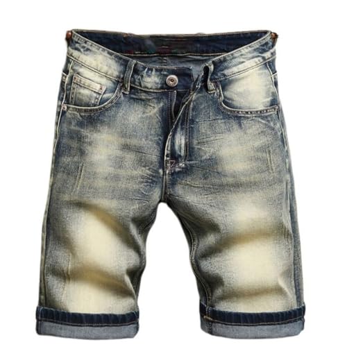 Short en jean extensible homme longueur genou pour les vacances