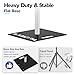 Heics Heavy Duty Backdrop Stand, 20x14ft Pipe and Drape Stand, Balloon Arch Stand, Banner Stand for Wedding Decor, Party Decorations, Baby Shower Backdrop, Sturdy Event Party Supplies
