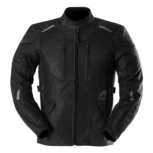 Furygan Brooks Vented Herren Motorradjacke - Sommerabenteuer, Erhöhte Stabilität, Wasserabweisend - D3O Protektoren Vielseitiger Komfort & Maximale Belüftung