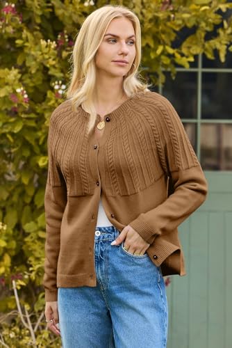 Image of Dokotoo Cardigan Sweaters for Women 2026 Fall Outfits Long Sleeve Sweaters