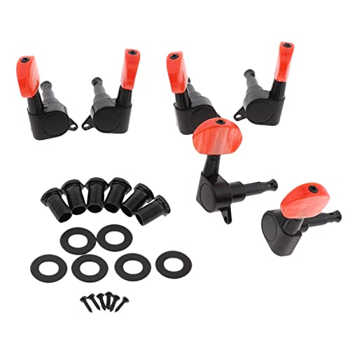 YGYGYG 6 Pièces 3L 3R Guitare Cordes De Réglage Chevilles Accordeurs Têtes De Machine Pièces De Rechange Cheville d… - Les Beatles, Paul McCartney, John Lennon, RIngo Starr, George Harrison YGYGYG 6 Pièces 3L 3R Guitare Cordes De Réglage Chevilles Accordeurs Têtes De Machine Pièces De Rechange Cheville d… – Image 3