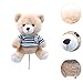RNXRZANK Bear Golf Wood Headcover, Fun Plush Cover for Your Golf, Driver