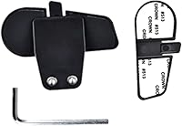 Vista 9 de QSPORTPEAK Intercomunicador de auriculares Bluetooth para casco de motocicleta, M2 dúplex completo inalámbrico para 6 conductores/alcance 3,280.8