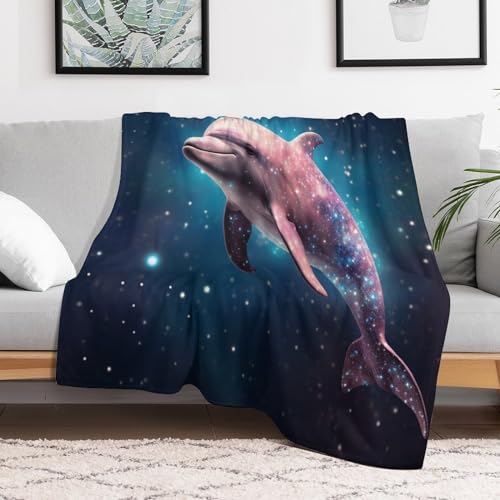 Manta de delfín mullida de forro polar para cama y sofá de franela 3