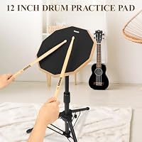Drum Practice Pad Snare Drum Stand Set 12 In — image 7