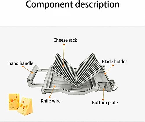Cortador de queso comercial para agilizar el porcionado homogéneo de mantequilla 7