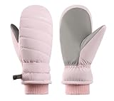 ❄️【Design antidérapant et écran tactile】 : la paume des gants imperméables est fabriquée en tissu PU antidérapant, doux et confortable pour garantir que vos doigts sont flexibles dans ces gants de neige et vous permettent de saisir fermement les choses. Le similicuir compatible avec les écrans tactiles est utilisé pour le bout des pouces et des paumes des mains afin que vous puissiez utiliser les smartphones et les tablettes sans enlever la moufle.