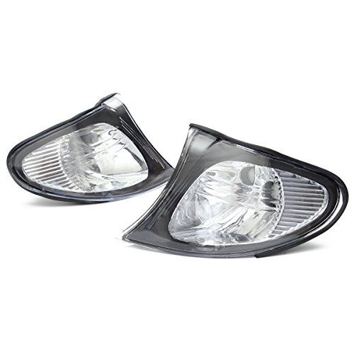 Ricoy Pair Compatible With 2002-2005 Bmw E46 3-Series 4Dr Sedan Corner Lights - Crystal Clear Lens #TOP7
