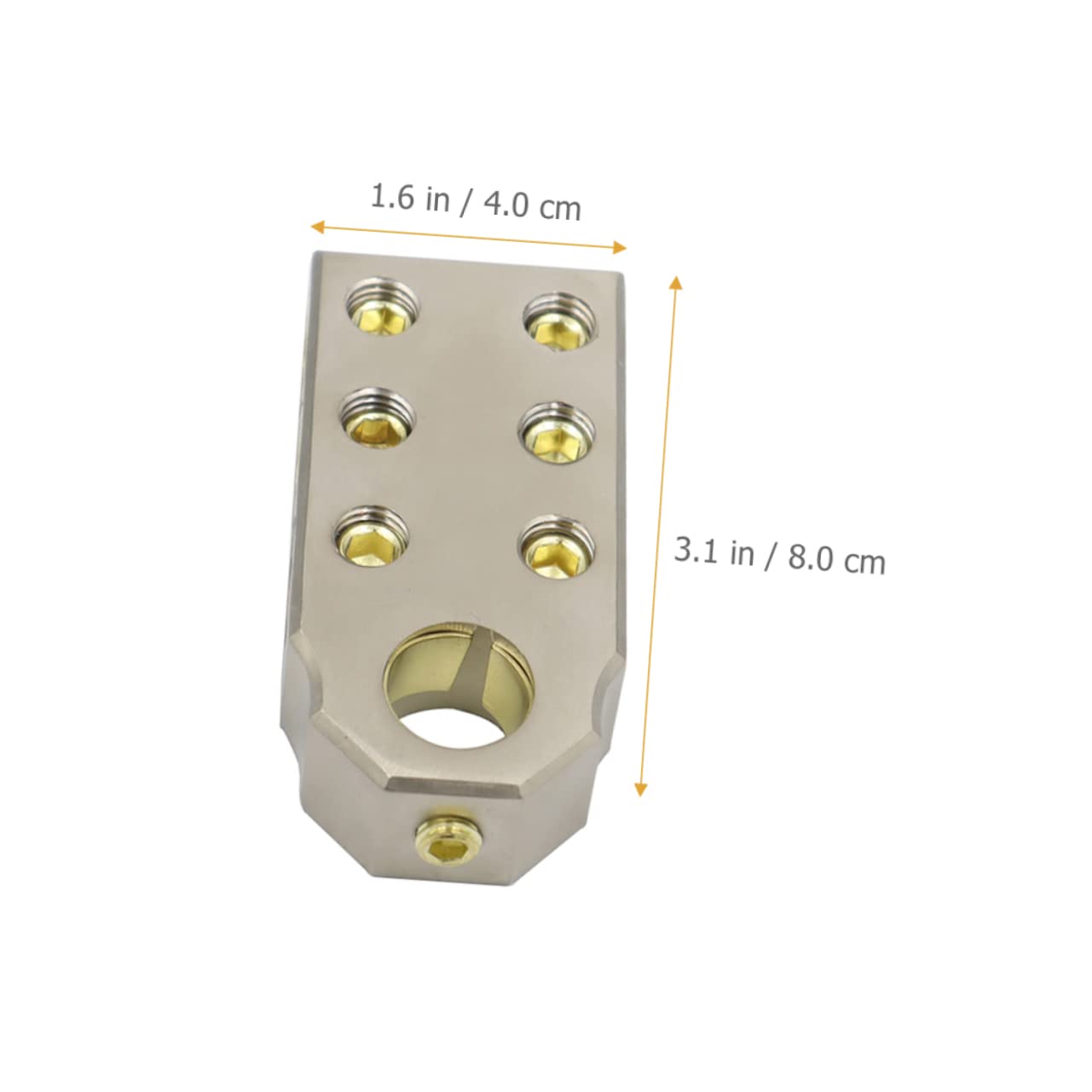Connecteur de Borne de Batterie Automobile 1 Paire 6 Awg en Alliage de Zinc