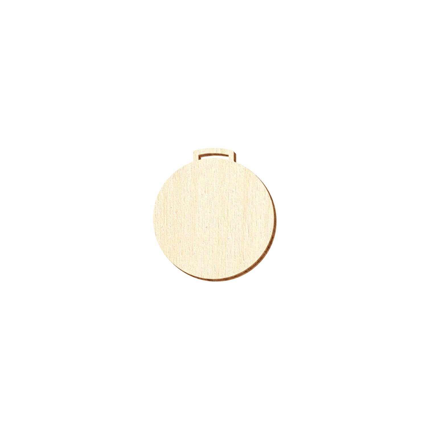 Médaille ronde en bois - Décoration pour bricolage - 3-20 cm