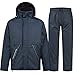 Rain Suits for Fishing Waterproof Rain Gear for Men Women Heavy Duty Rain Coat Jacket with Pants/ Overalls(Navy,M)