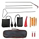 GJCrafts Car Werkzeug Set 11 teiliges mit 2 Montagekissen/Keil/Shim/Türstopper/Hebel, Trim Panel Removal Tool, fur Ferngreifer, Die tür Fenster Installation, Auto-Reparatur, Anheben von Gegenständen