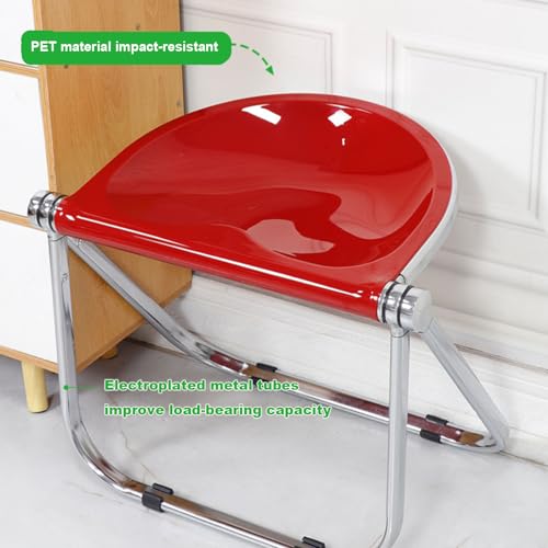 Tabouret pliable ergonomique acrylique pour optimiser un studio exigu - 4