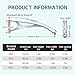 Door Awnings Exterior, Polycarbonate Cover Awnings for Doors Entrance, Awning for Door Window Exterior with Aluminum Bracket for Sun Shutter, UV, Rain and Snow Protection-B-60x60cm/24x24in