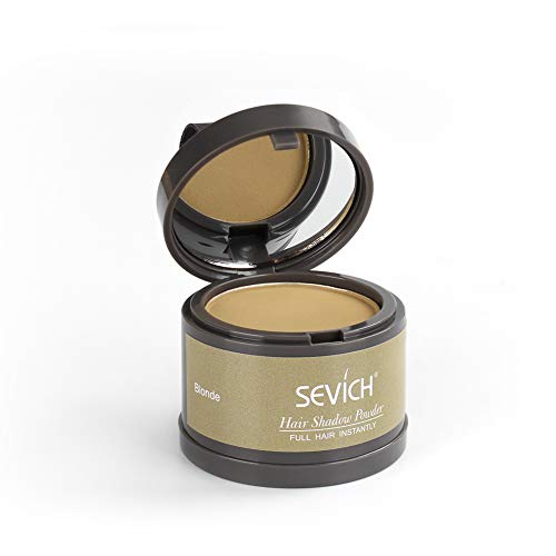 Instantly Hairline Shadow - Sevich Hairline Powder, Quick Cover Grey Hair Root Concealer, Eyebrows & Beard Line, Hair Root Touch Up For Thinning Grey Hairline, Windproof&Sweatproof, Blonde #TOP3