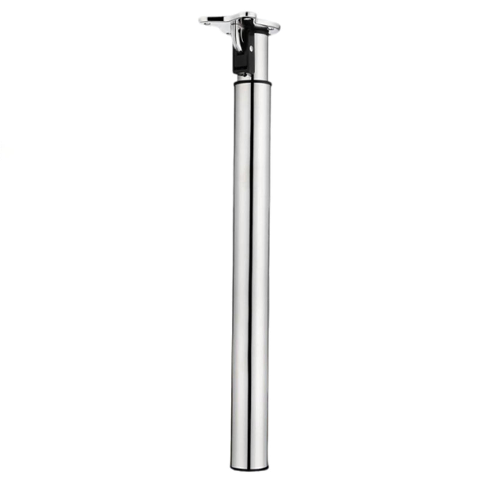 ALDNMBR Heavy Duty Iron Foldable Extendable Table Leg Adjustable Height Furniture Support Leg Anti Slip Base For Worktop Coffee Desk Dining Table Nightstand Replacement Silver 71-120cm