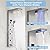 DELAVIN LED Shower Panel Stainless Steel Shower Tower with Temperature Display, 5-Function Shower Panel Tower System with Rainfall Waterfall Massage Body Jets Tub Spout Handheld Shower, Brushed Nickel