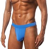 Genérico Ropa interior Hombre Slip Cómodo Espalda en T para Uso Diario Diseño Versátil Lavable Máquina Material Elástico Ajuste Óptimo, Bu1, L
