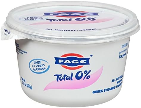 Fage Total Greek 0 % Greek Yogurt, 6 Ounce (Pack of 12)