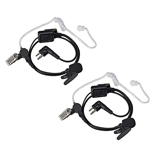 Auriculares de radio contra interferencias UAYESOK con tubo de aire para comunicación limpia