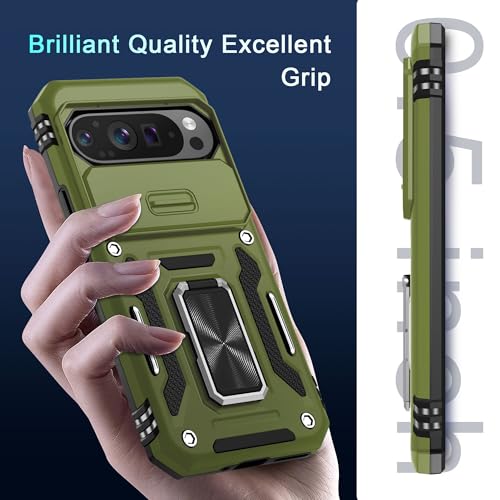 DEERLAMN for Google Pixel 11 Pro XL Case with Screen Protector, Olive Green by DEERLAMN - Used condition - Image 7