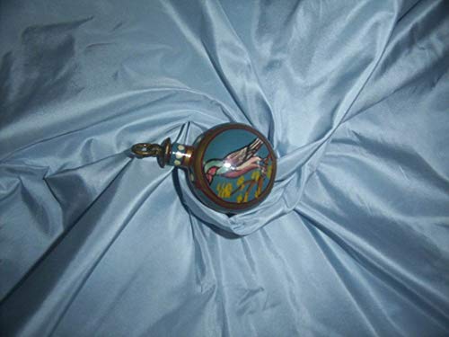 Taffetas de soie bleu ciel haute couture de 137 cm pour robe d'exception