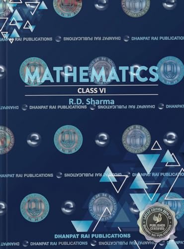 Image of R D Sharma Mathematics Class 6 - CBSE Examination 2025-2026