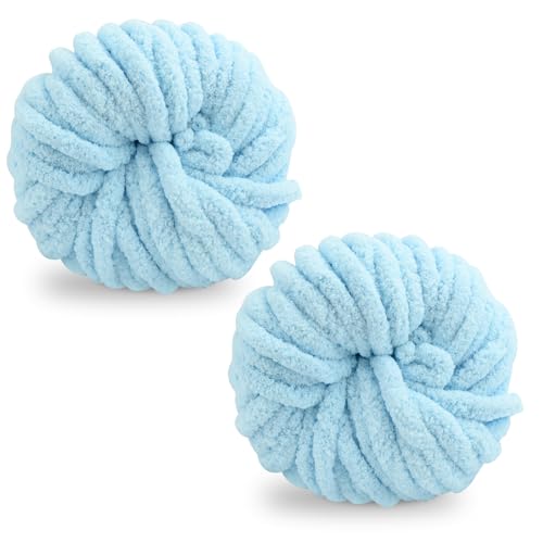 Chunky Wool Yarn 250g × 2