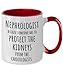 Gift for nephrologist, Doctor residency gifts, Funny nephrology coffee mug hospital humor, From nurses to doctor colleague gift cup